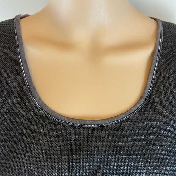 Fabiana Filippi Raffia and Suede Top - Picture 7 of 12